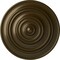 Ekena Millwork Classic Ceiling Medallion (Fits Canopies up to 4 1/8"), Hand-Painted Brass, 13 1/4"OD x 1/2"P CM13CLBRS - alternate 1